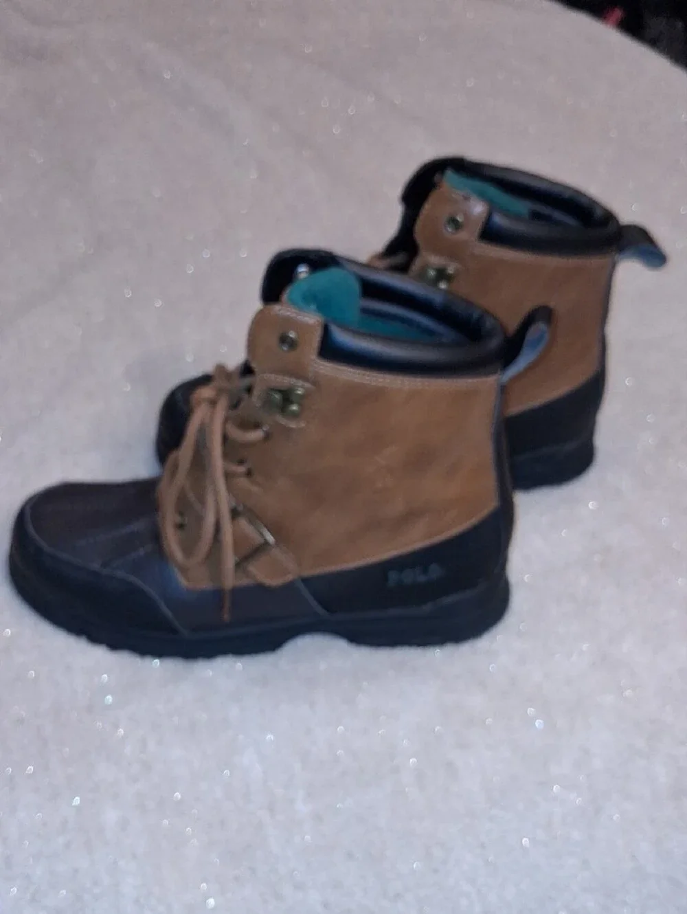Polo by Ralph Lauren Brown and Black Kids Boots